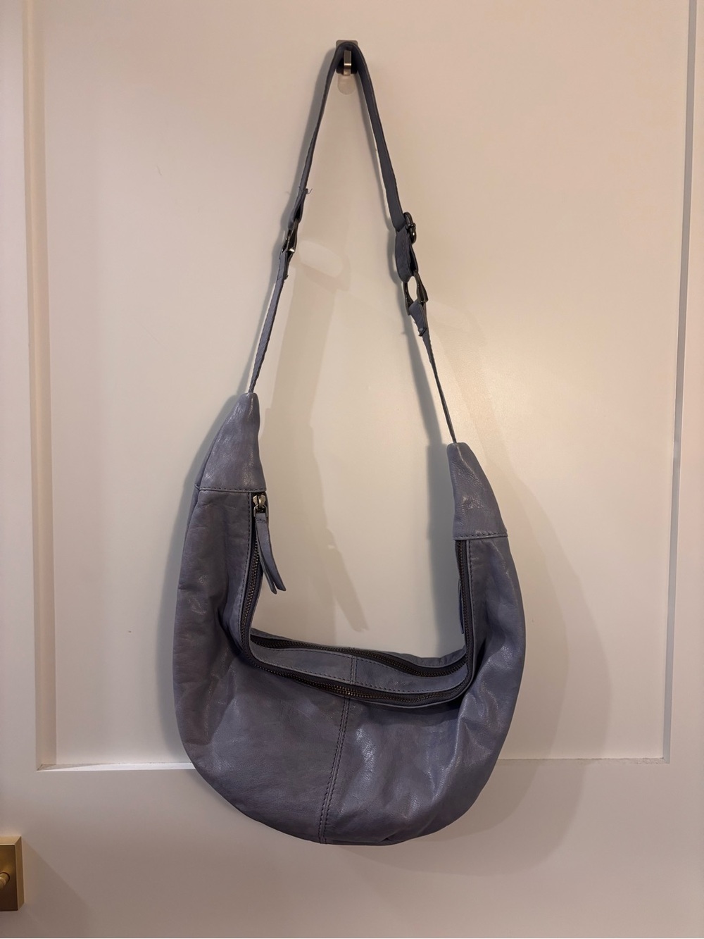 Free People Slate Blue Sling Bag